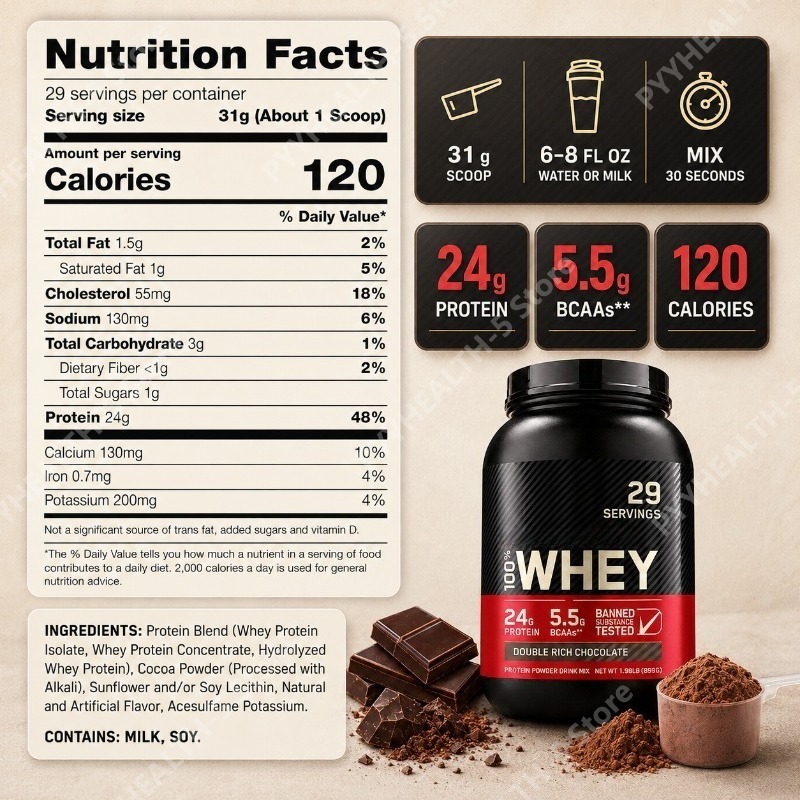 Whey Protein Powder Double Ric - đánh giá và giá Fitness Nutrition Whey Protein