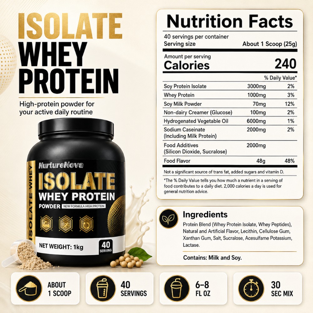 NurtureNova Isolate Whey Prote - đánh giá và giá Fitness Nutrition Whey Protein