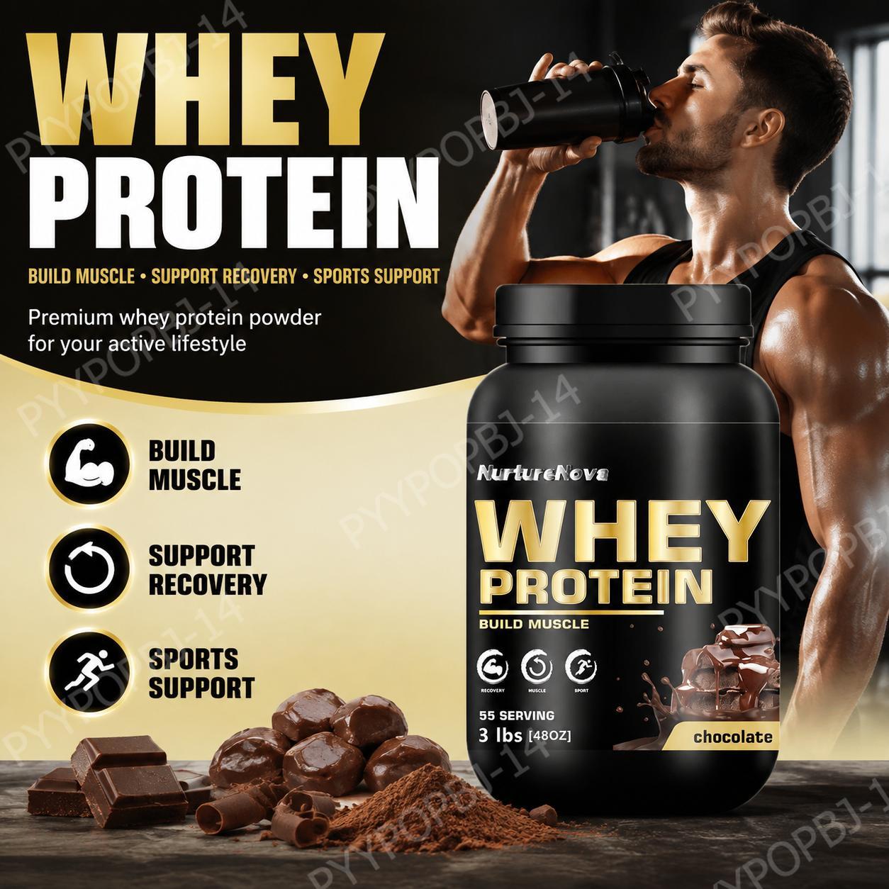 NurtureNova Chocolate Whey Pro - đánh giá và giá Fitness Nutrition Whey Protein